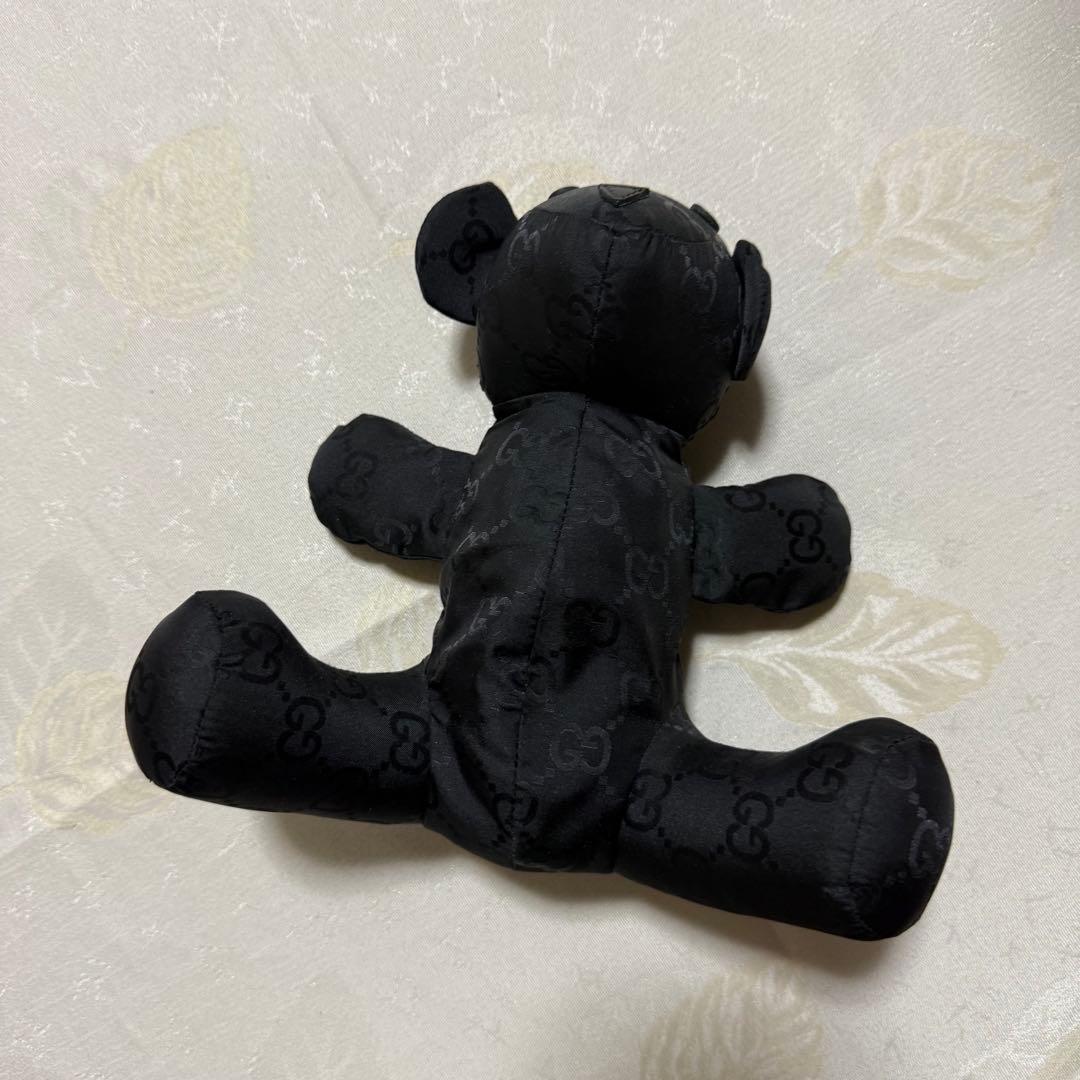 GUCCI ブラック エコバッグ 犬型ポーチ付きクマ