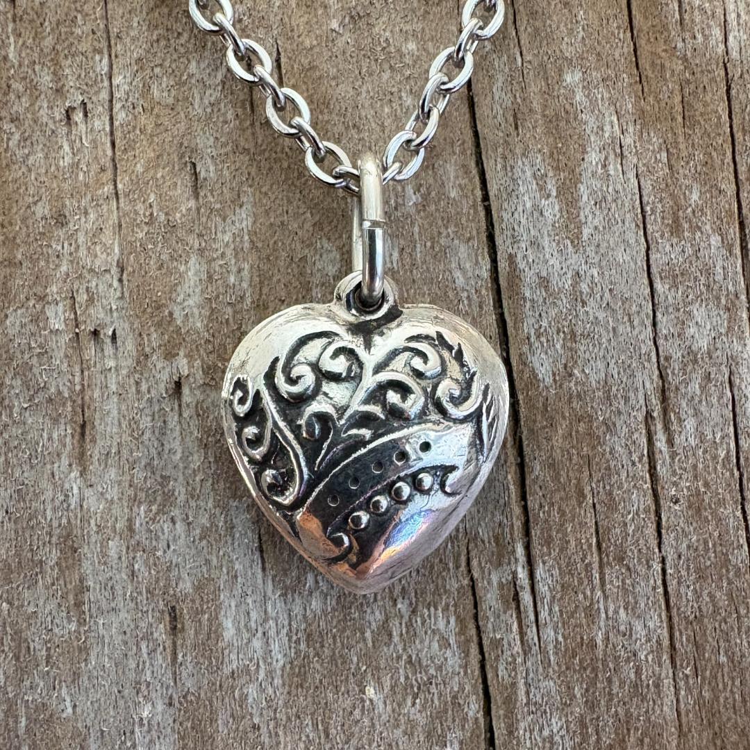 スウィートハートジュエリー　WW2　シルバー 両面 勿忘草 渦巻 （SWIRL）