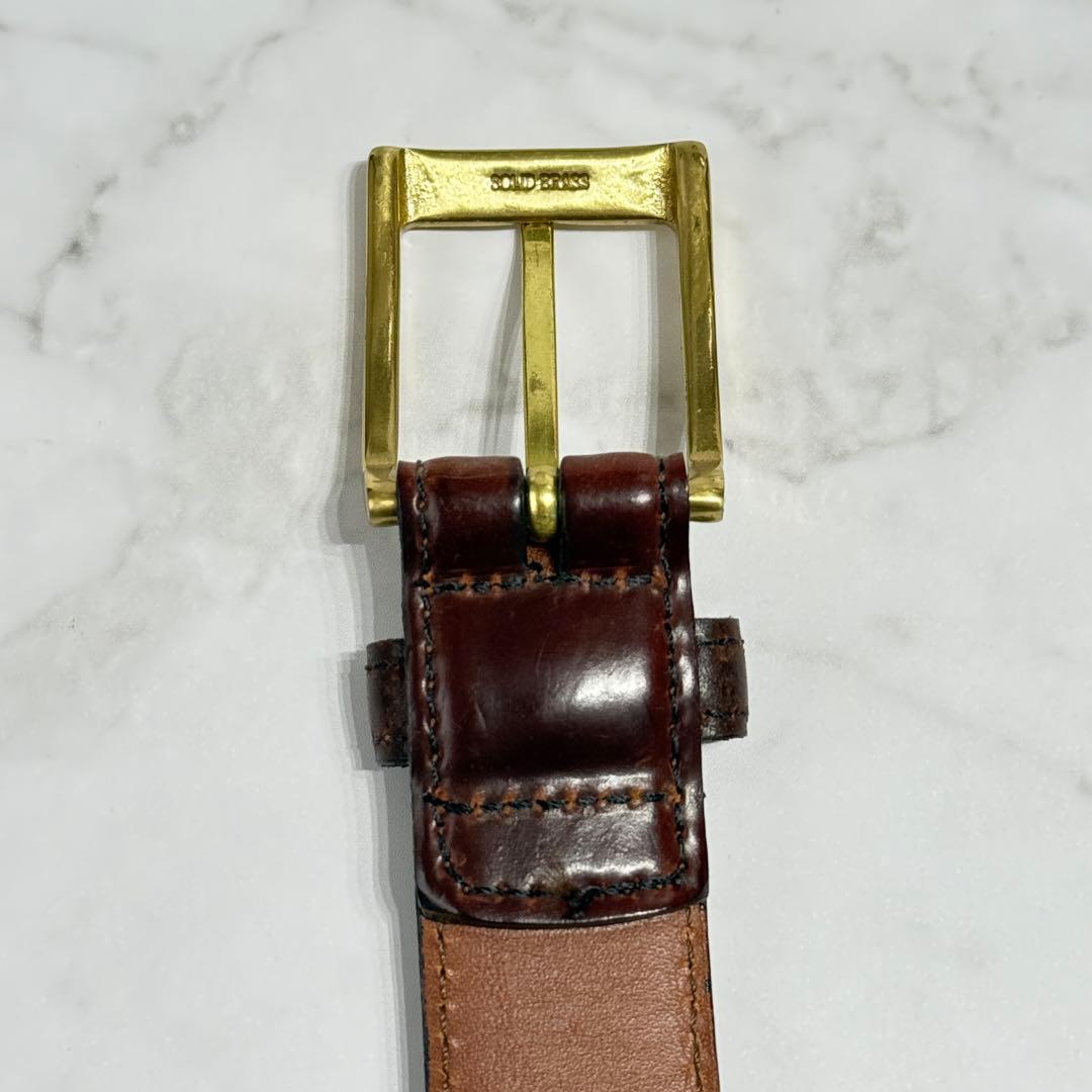 ALDEN ホーウィンシェルコードバン レザー ベルト サイズ：32/80