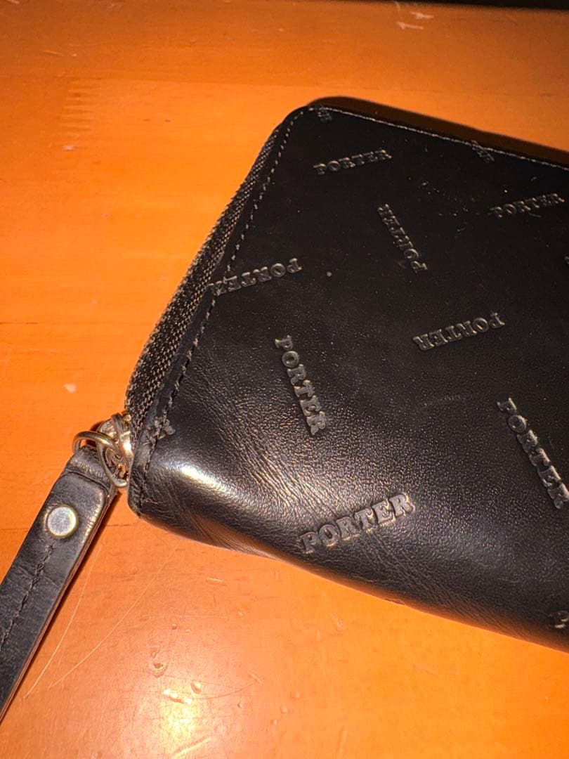 PORTER ポーター エンチェイス ウォレット 長財布 ブラック 付属品完備