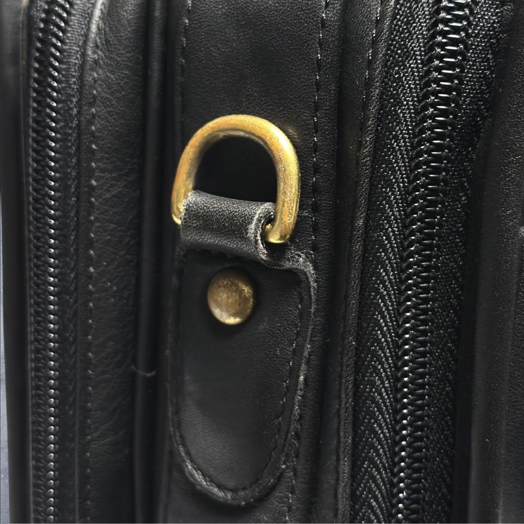 C622/コーチ COACH ビジネスバッグ ブリーフケース 黒 レザー