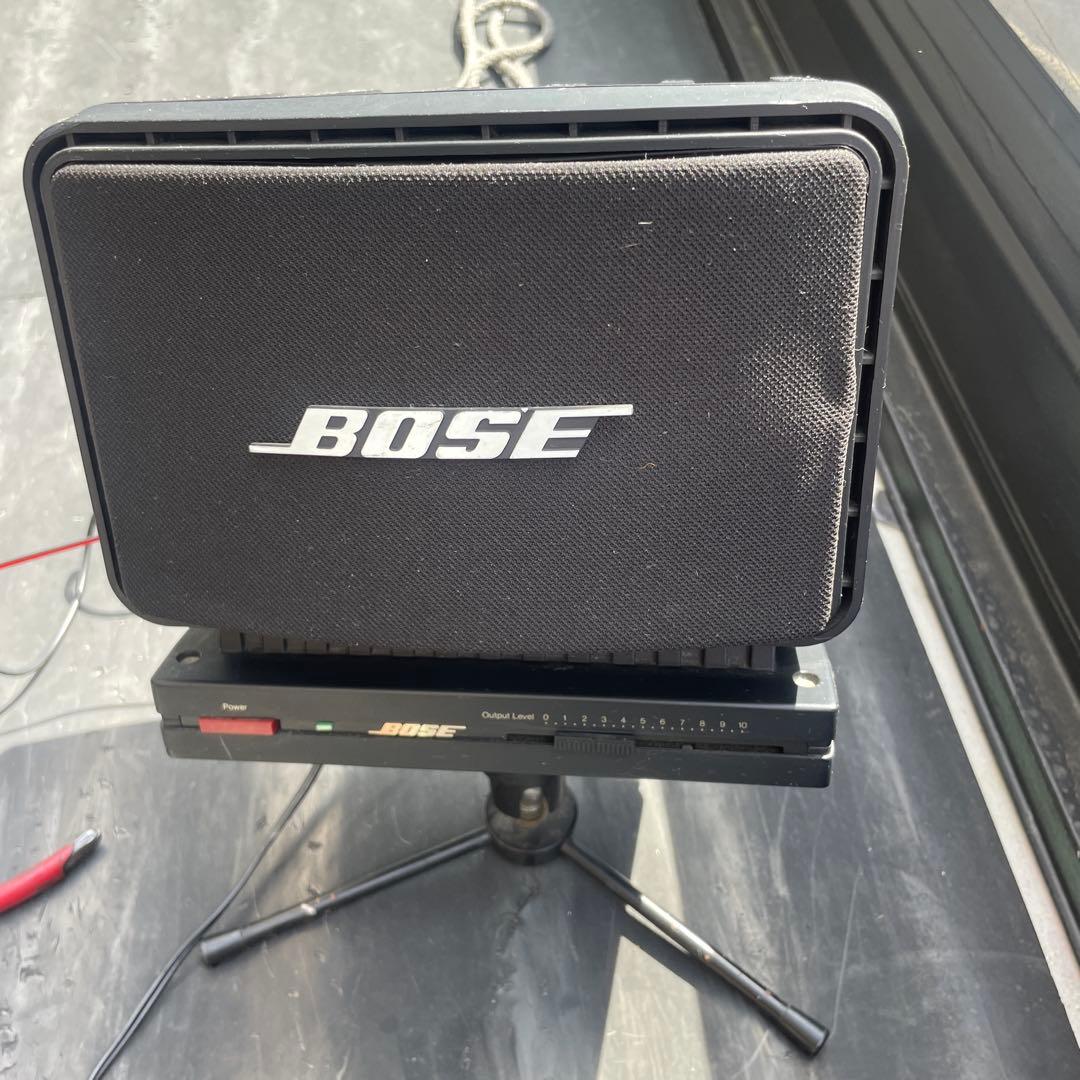 BOSE スピーカー　モデル111AD アンプ 付きYAMAHA スタンド