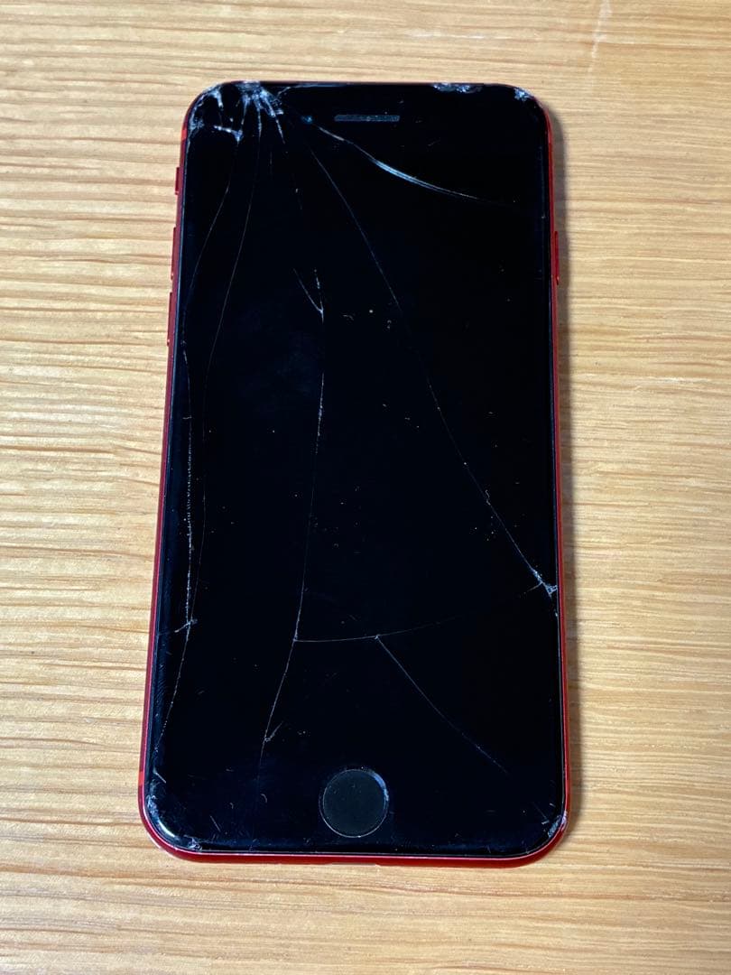 ジャンク品 iPhone SE 第2世代 64GB レッド SIMフリー
