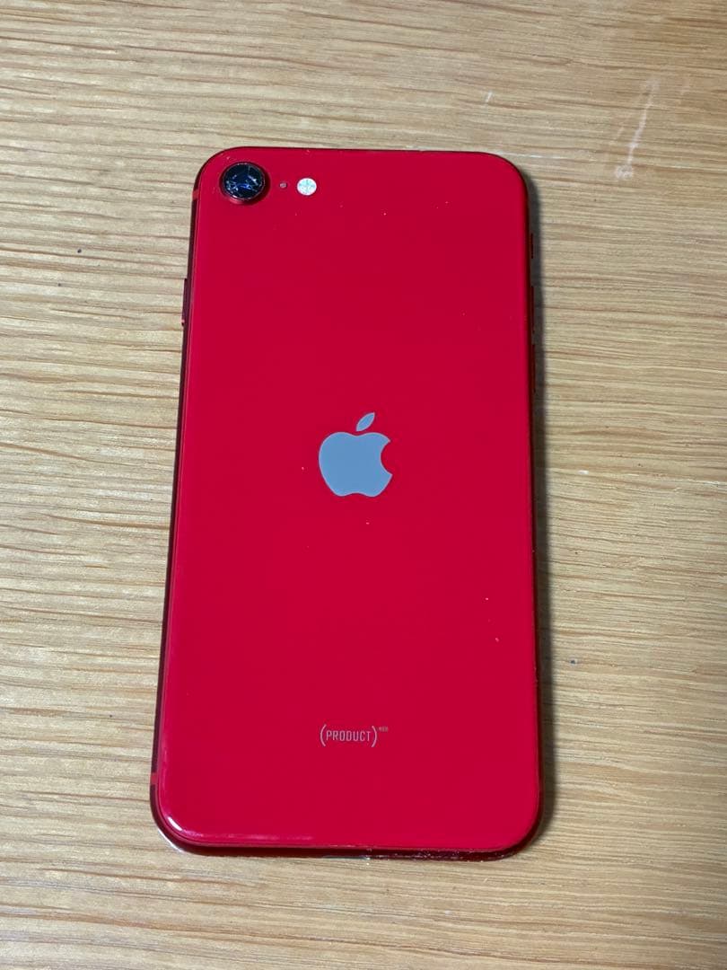 ジャンク品 iPhone SE 第2世代 64GB レッド SIMフリー