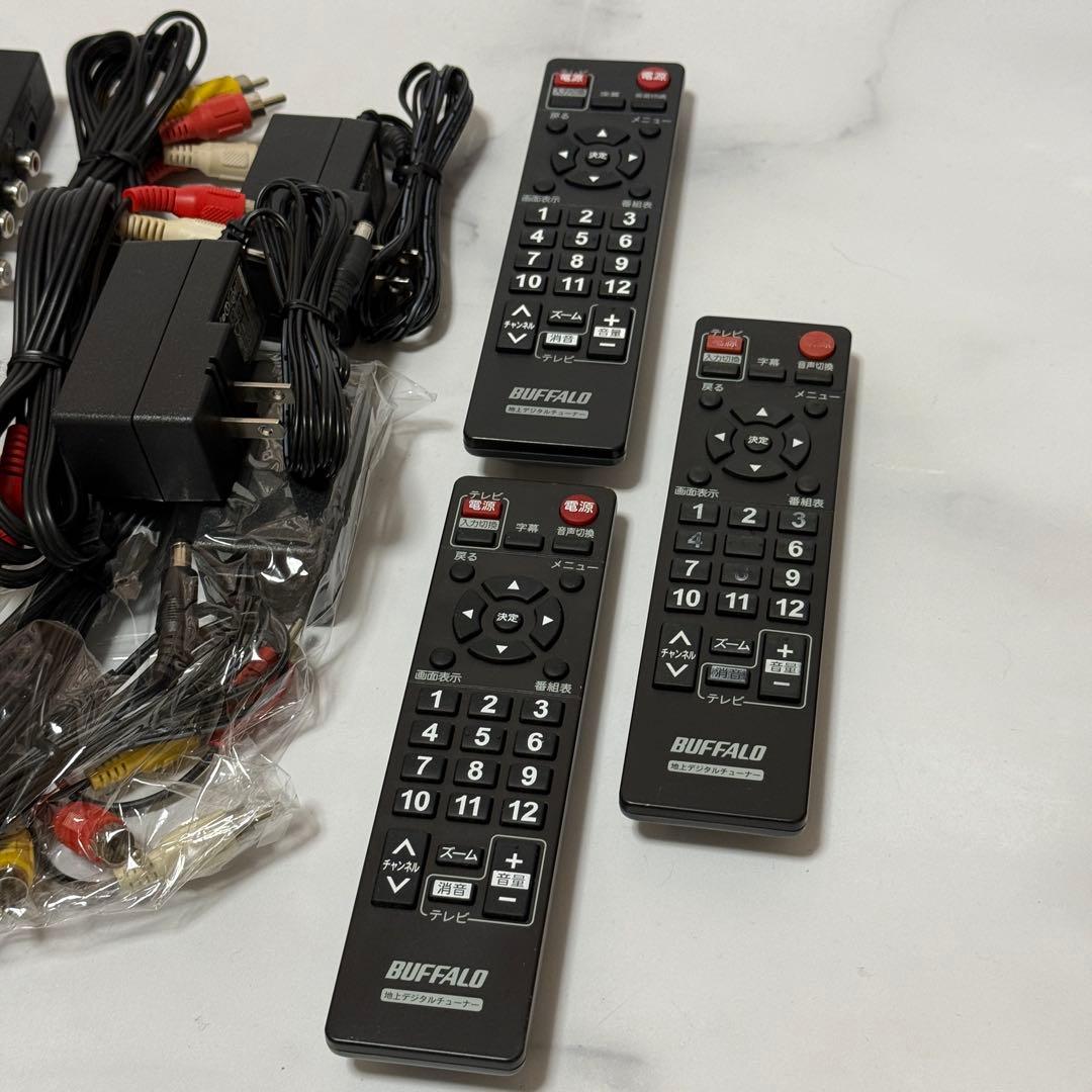 BUFFALO 地デジチューナー リモコン3台付き