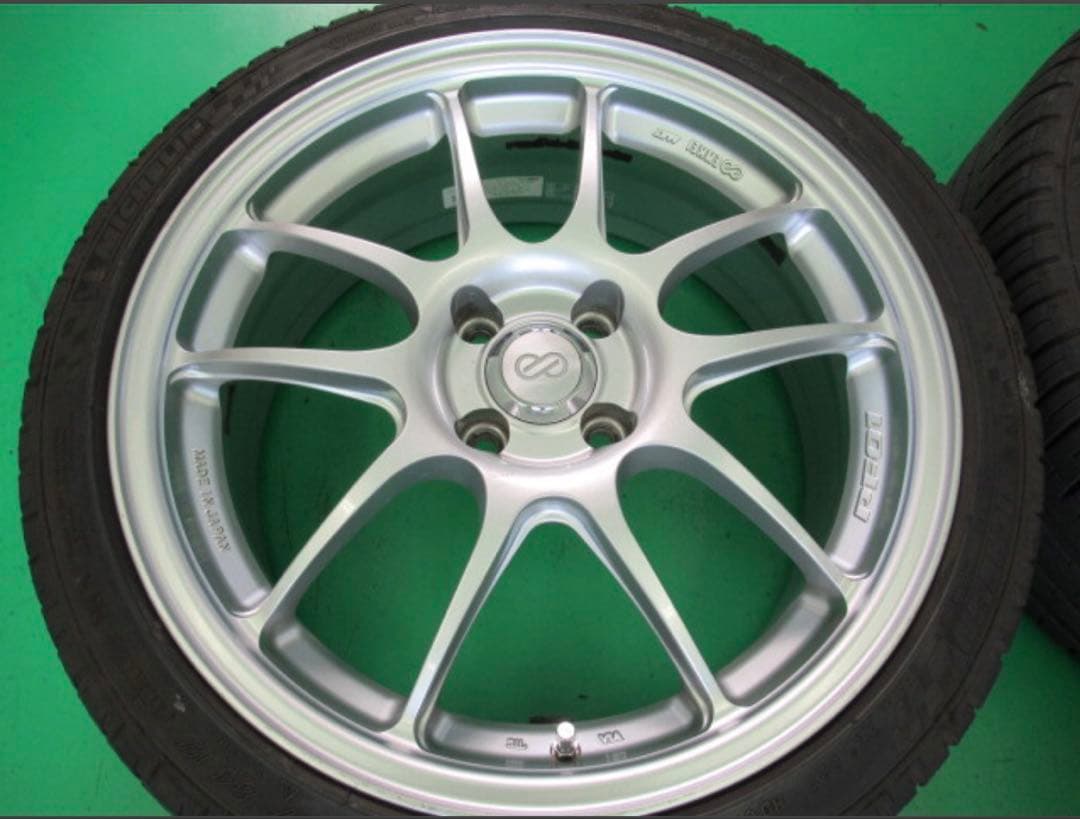 エンケイ PF01 軽量 7Jx17 4H 100 +38 205/40R17