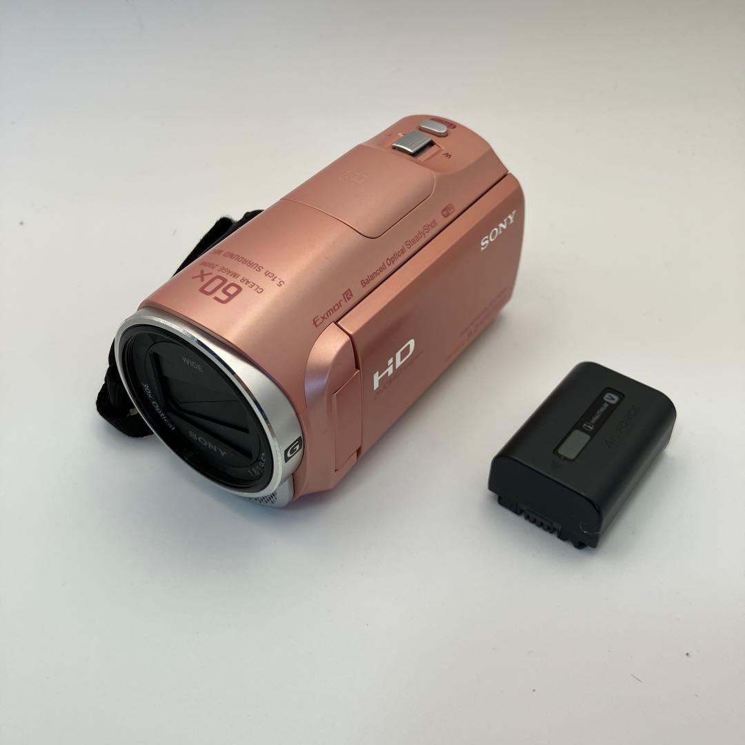【未使用級】Sony HDR-CX670 ピンク ビデオカメラ 付属品多数