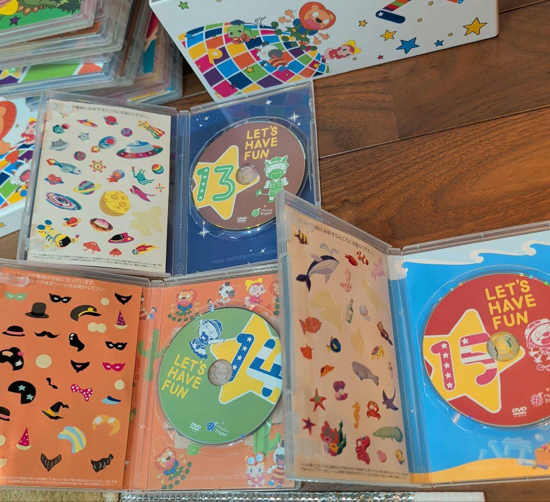 ミライグリッシュ　 DVD 15枚ミュージックCD3枚　ボックス