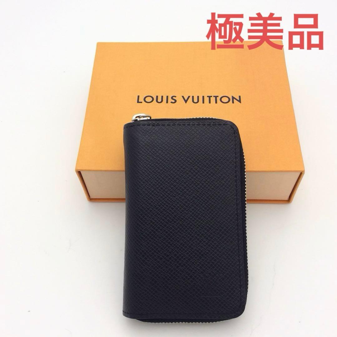 ルイヴィトン タイガ 黒 ノワール メンズ ケース ジッピーパース