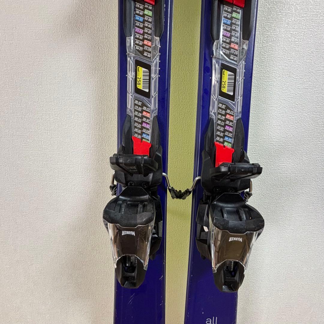 VOLKLフォルクルALLEY 軽量フリースタイルスキー　ツインチップ形状