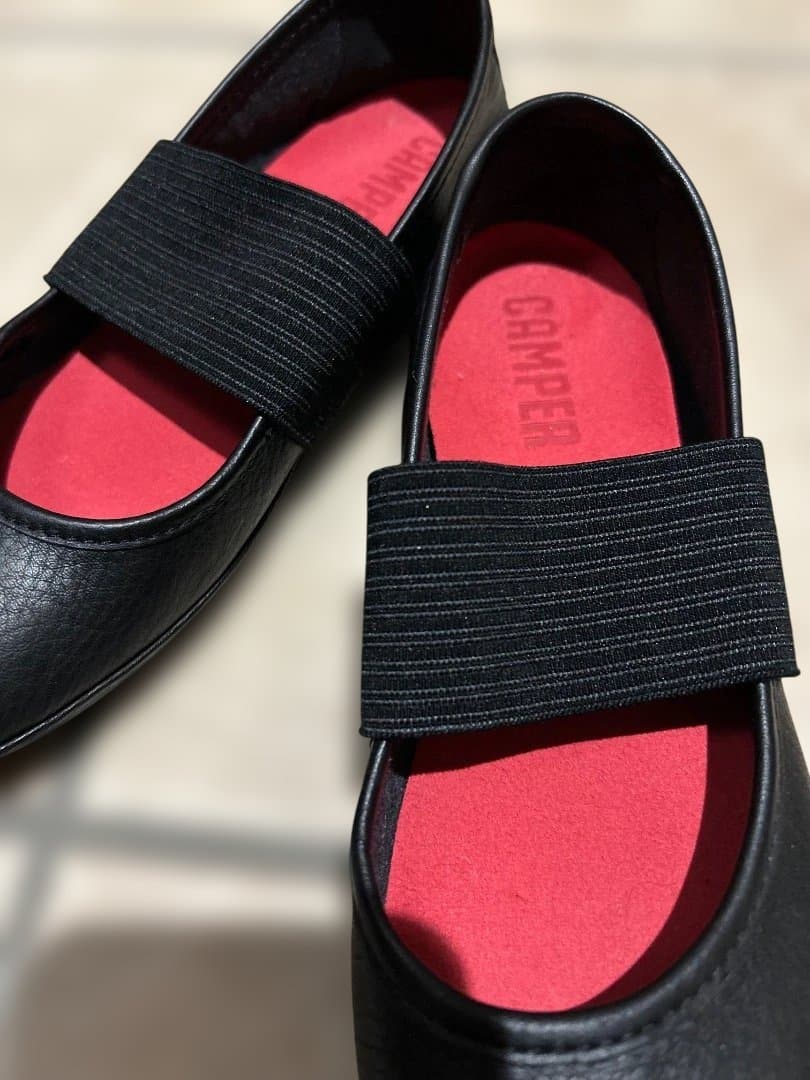 CAMPER カンペール　RIGHT NINA 黒 フラットシューズ