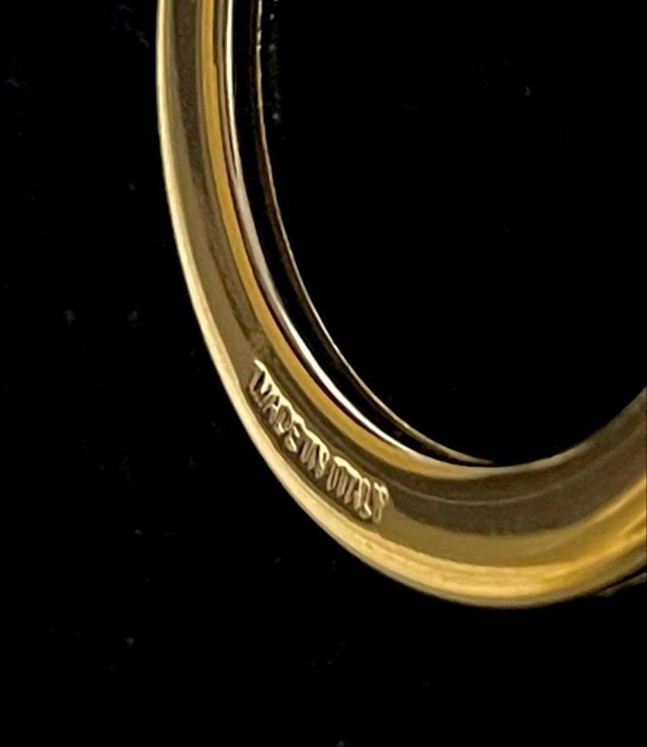 ★極美品　グッチ GUCCI リングチャームネックレス ゴールド【確実正規品】