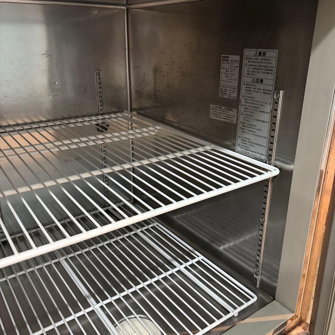 業務用ステンレススチール製2ドア冷蔵庫