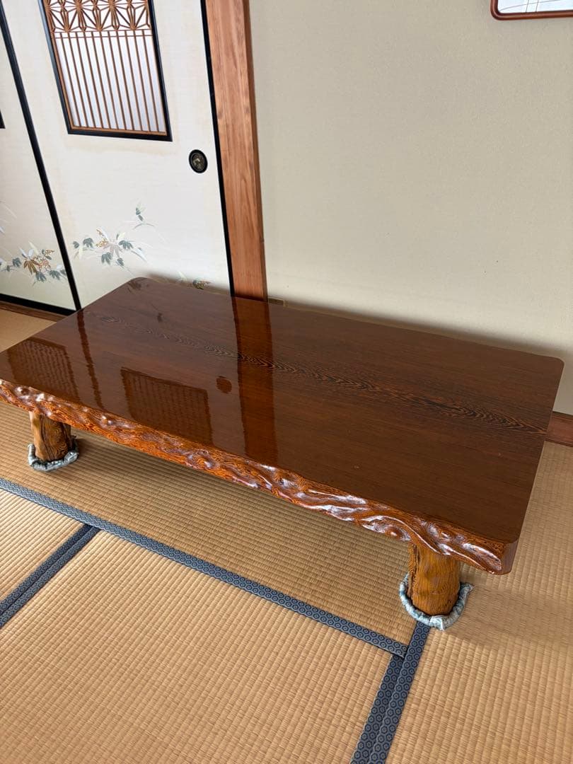 状態◎ 一枚板　座卓　テーブル