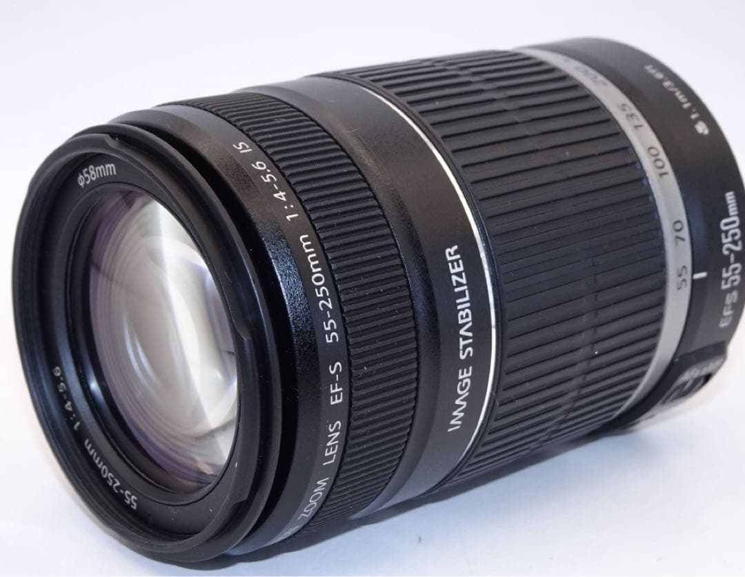 Canon 望遠レンズ EF-S55-250mm F4-5.6 IS