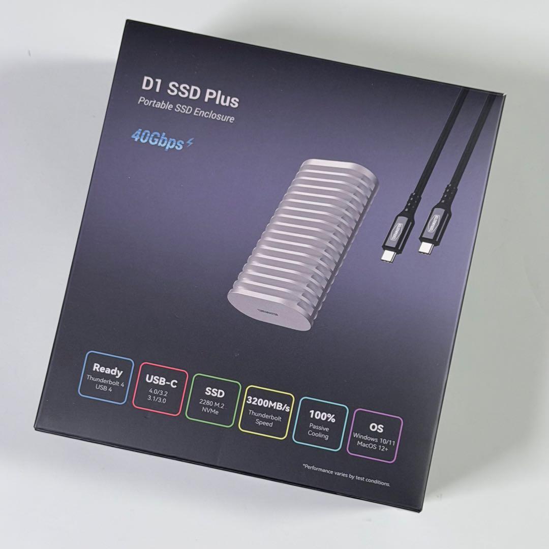 TerraMaster D1 SSD Plus ポータブルSSDエンクロージャー