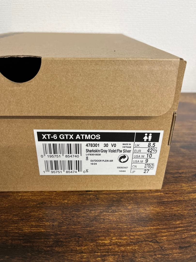 SALOMON XT-6 GTX ATMOS サロモン アトモス　SIZE 27