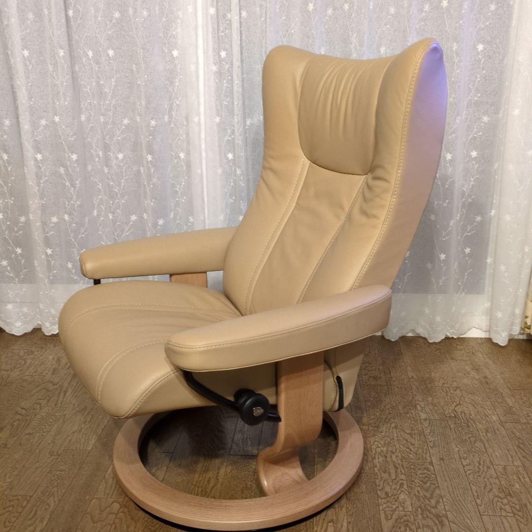 エコーネス　ストレスレス　チェア.オットマン　セット　ウィングМ