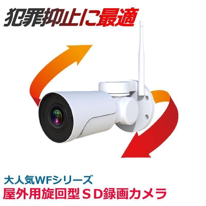 【新品未使用】防犯カメラ WIFI対応！ パンチルトズーム（PTZ）