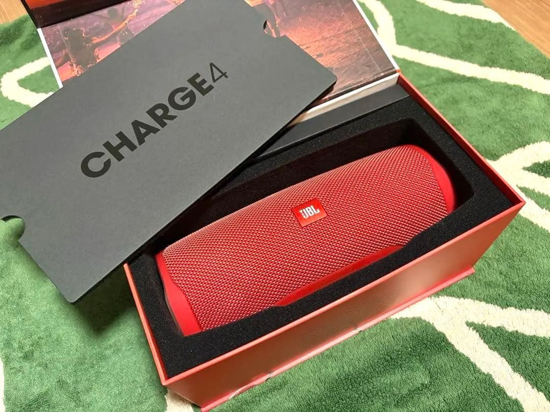 【スピーカー】JBL CHARGE 4（レッド） ワイヤレス/防水/ポータブル