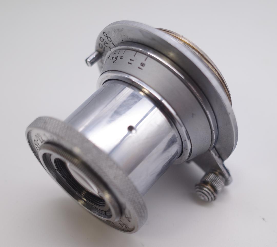 18　希少【RED P】 美品　沈胴式オールドレンズ インダスター22　L39