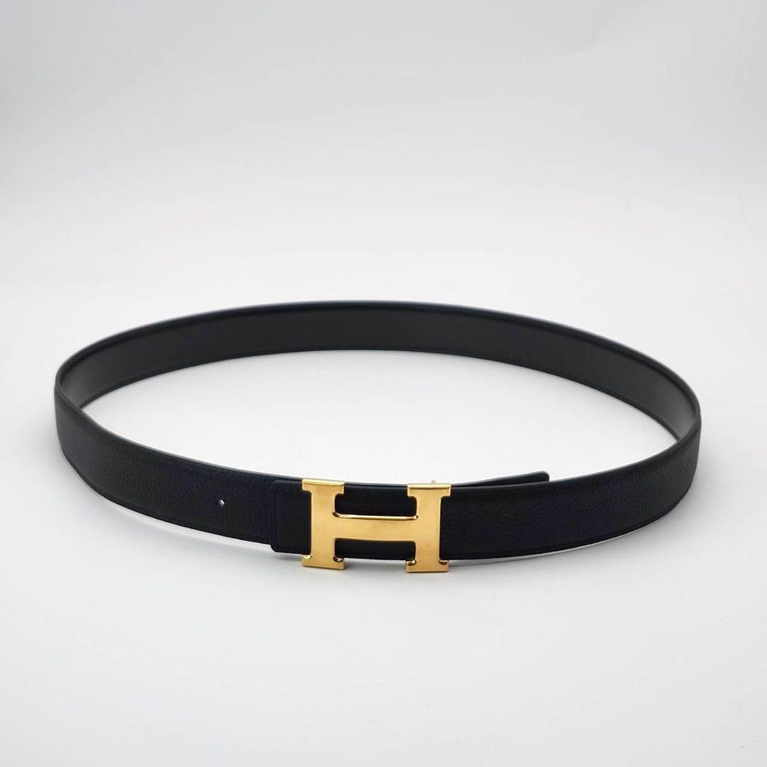 美品　新品ベルト　エルメス　Hバックル　コンスタンス　ゴールド　ユニセックス