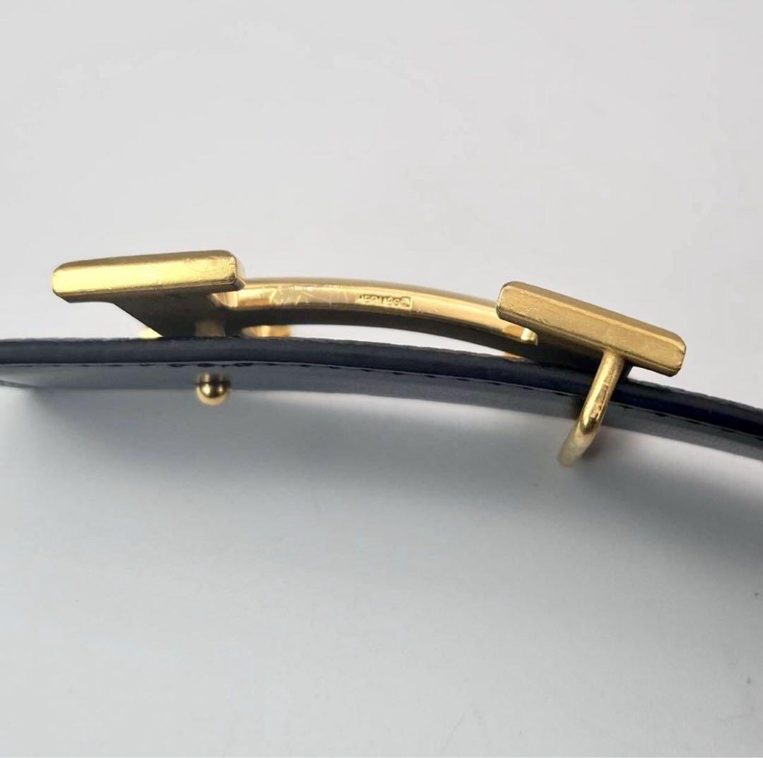 美品　新品ベルト　エルメス　Hバックル　コンスタンス　ゴールド　ユニセックス