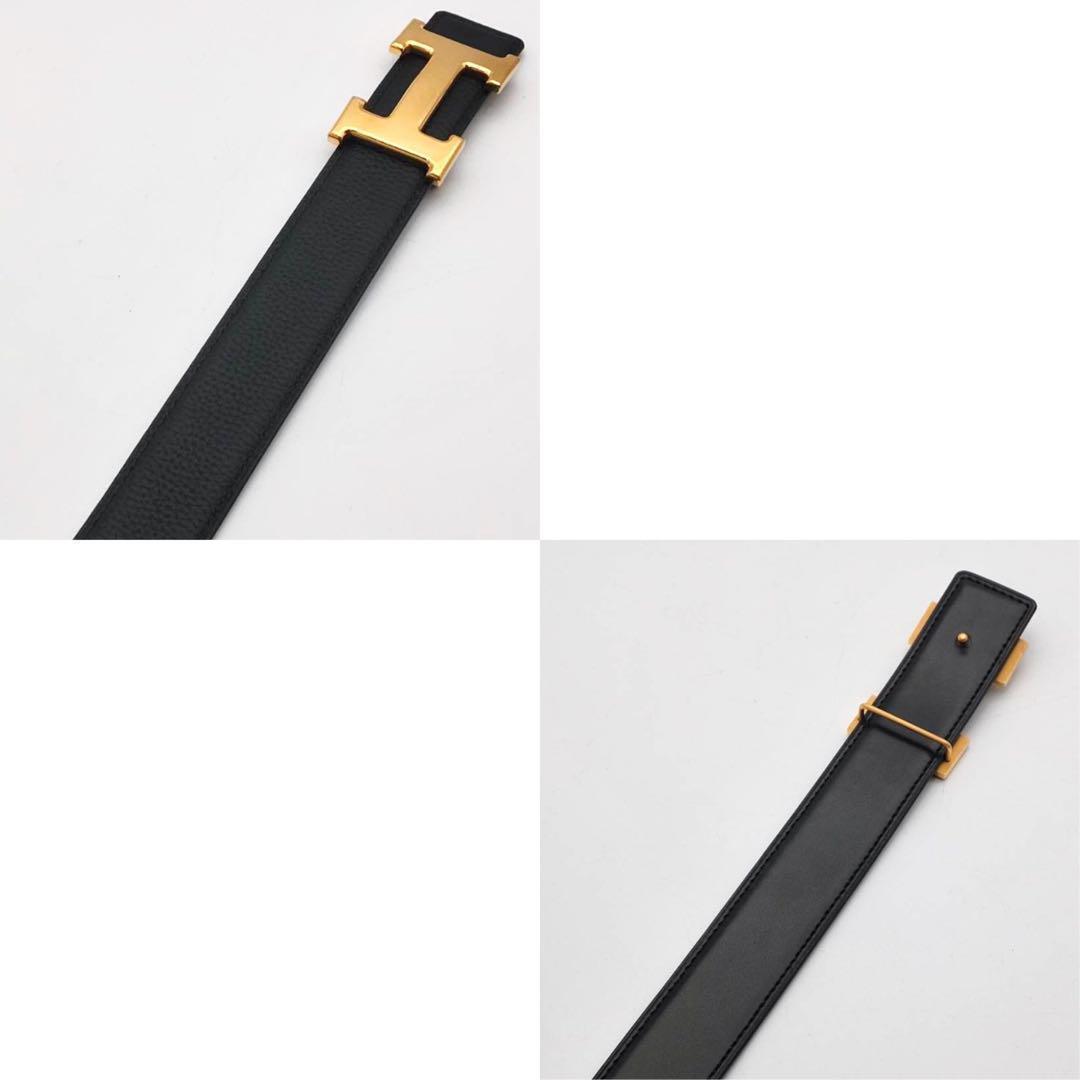 美品　新品ベルト　エルメス　Hバックル　コンスタンス　ゴールド　ユニセックス