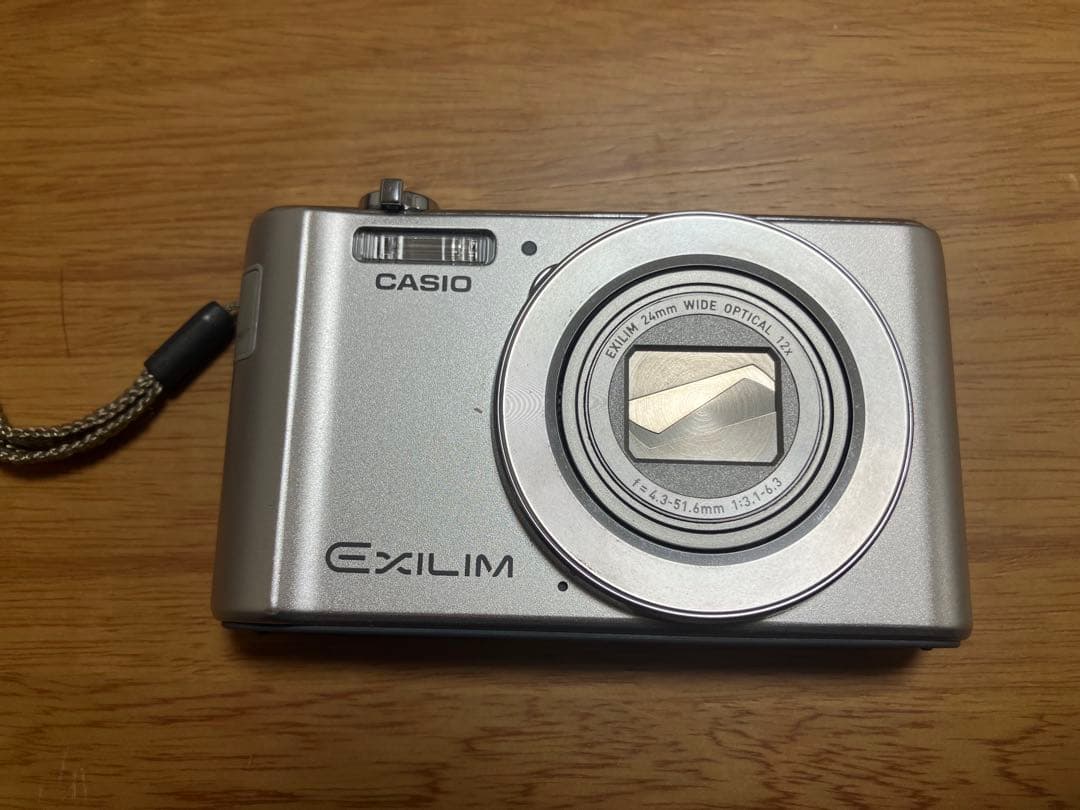 【動作確認済】CASIO EXILIM シルバー コンパクトデジタルカメラ