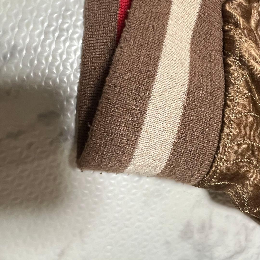 レア　花旅楽団　スクリプト　スカジャン　リバーシブル　Lサイズ　般若　ドクロ