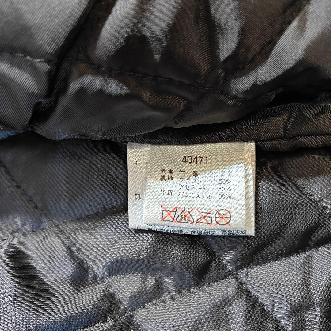 極美品　ハーレーダビッドソン　レザーシングルライダースジャケットフレイム 刺繍L