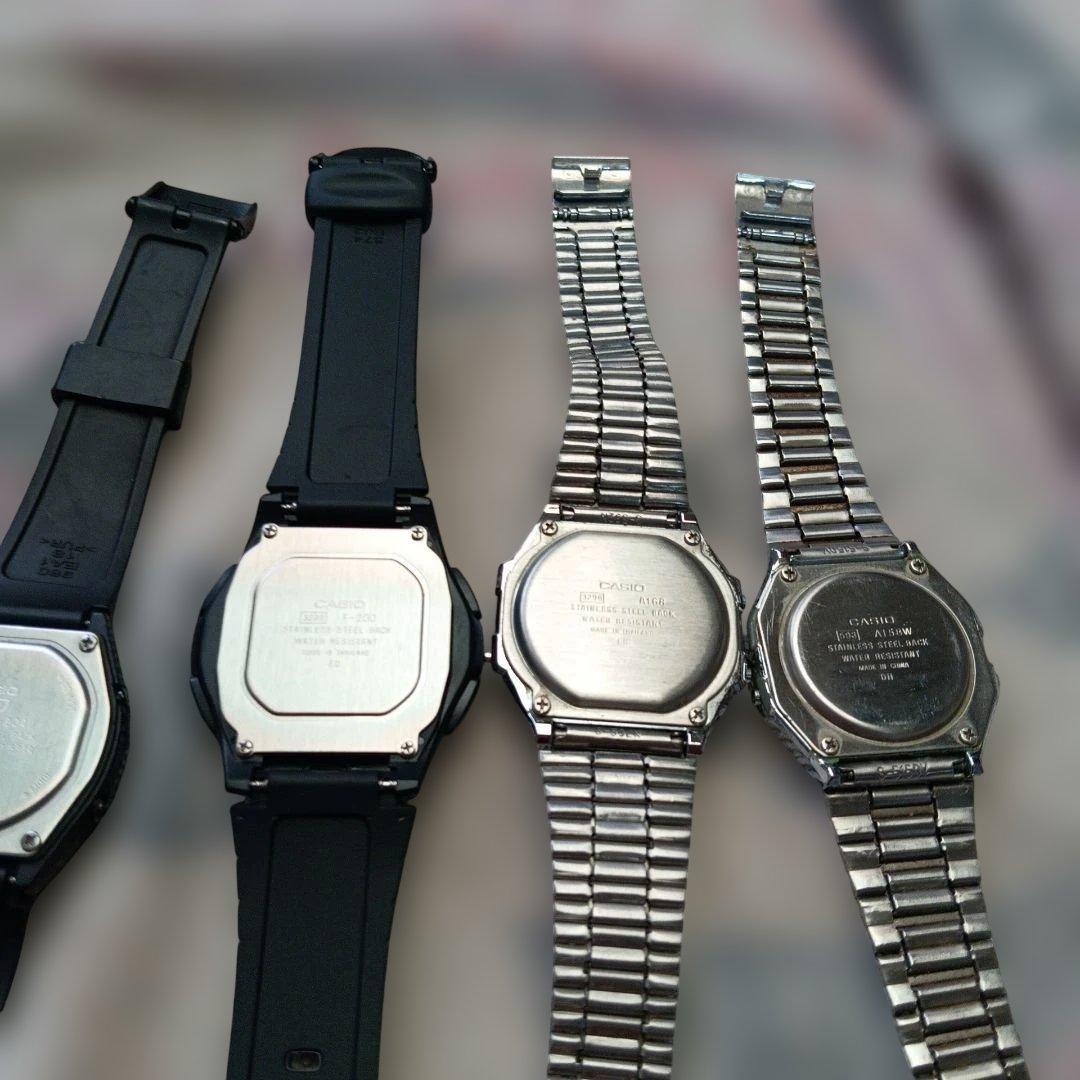 チ*ン様 【ジャンク★】 チープカシオ デジタル腕時計 まとめ売り 稼動品