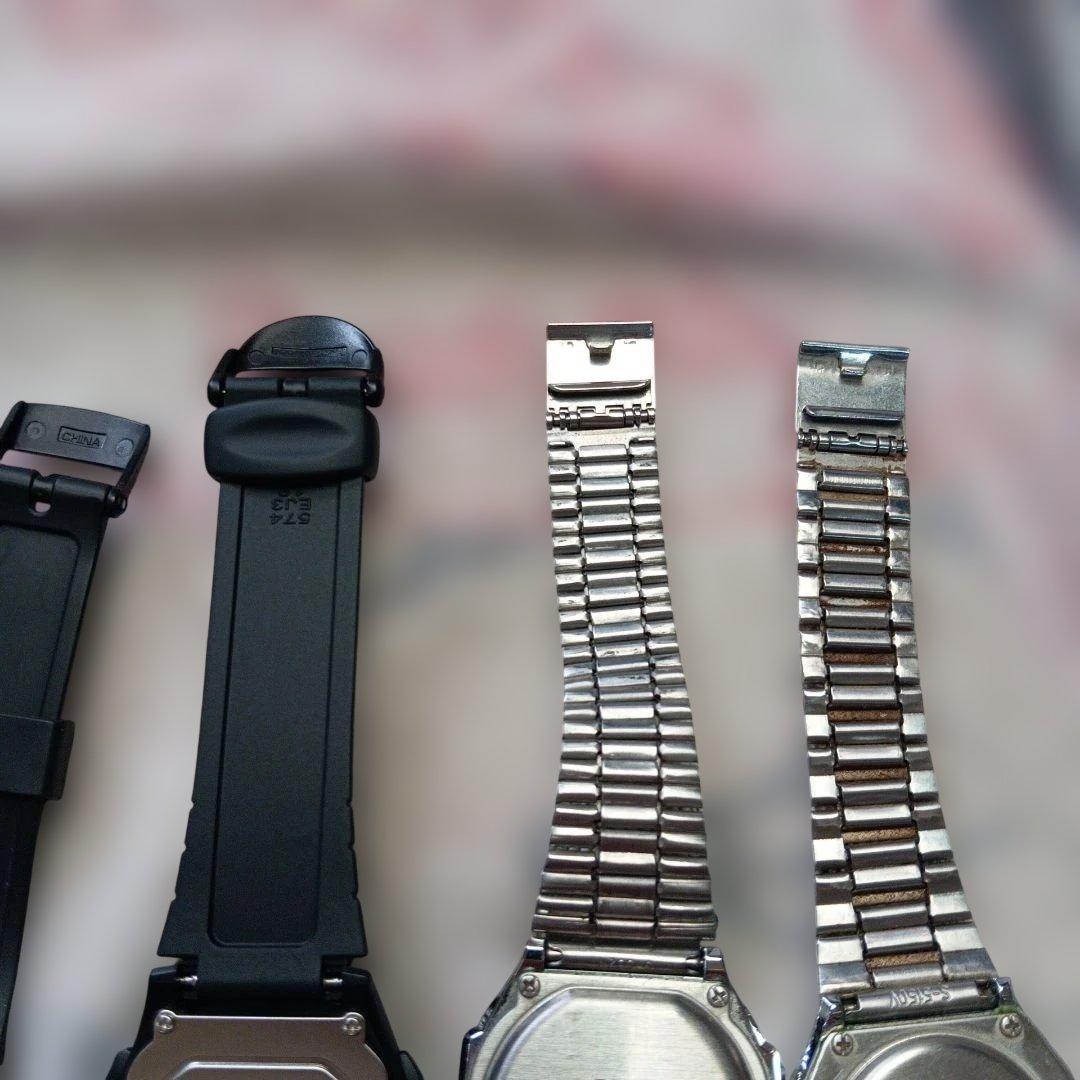 チ*ン様 【ジャンク★】 チープカシオ デジタル腕時計 まとめ売り 稼動品