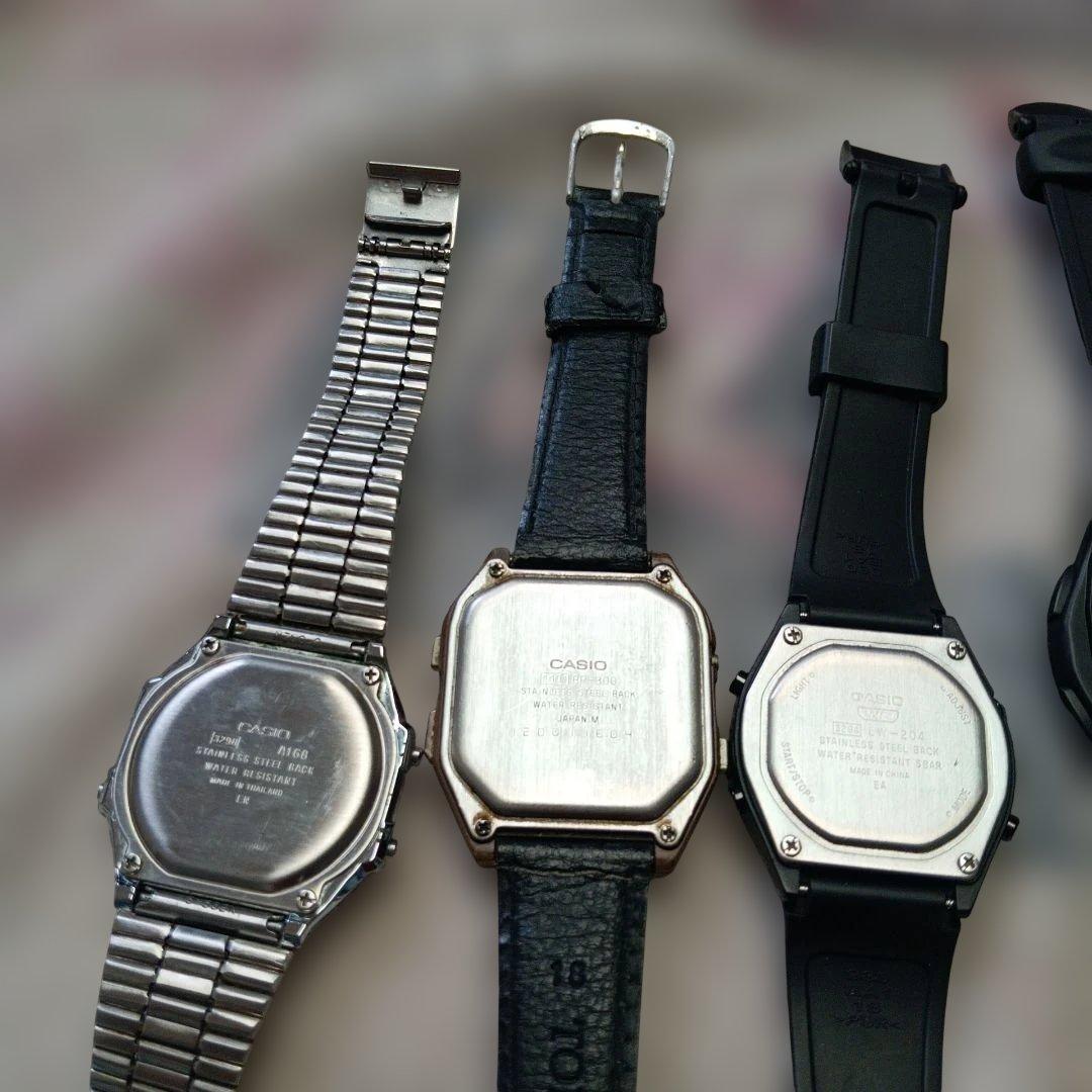 チ*ン様 【ジャンク★】 チープカシオ デジタル腕時計 まとめ売り 稼動品