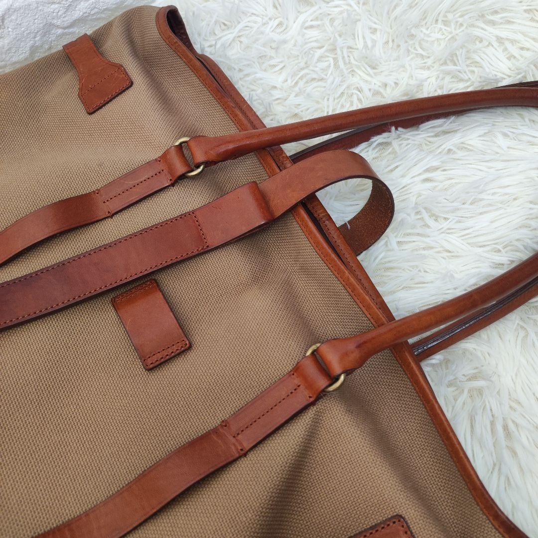 ☆美品☆土屋鞄　つちやかばん　キャラバン・グランドキャリートート