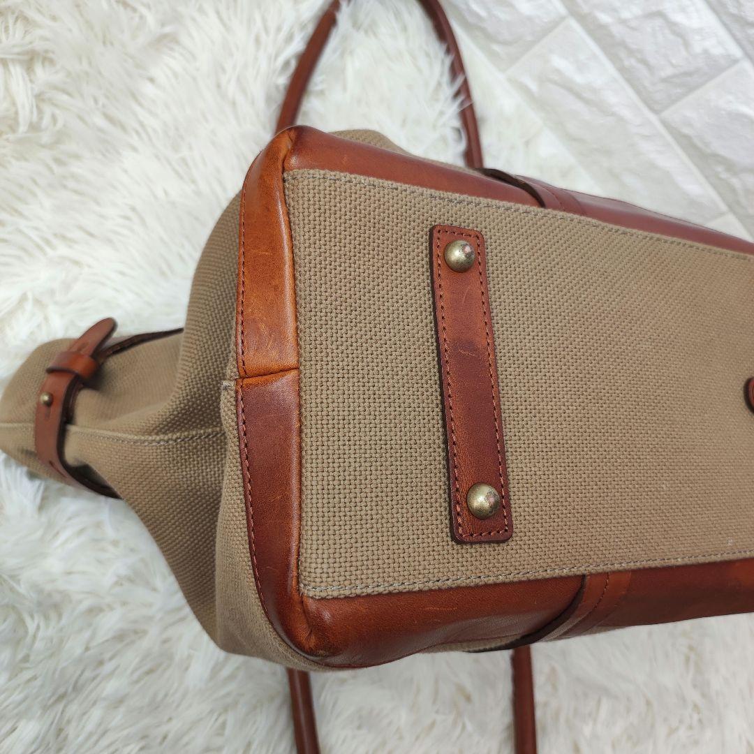 ☆美品☆土屋鞄　つちやかばん　キャラバン・グランドキャリートート