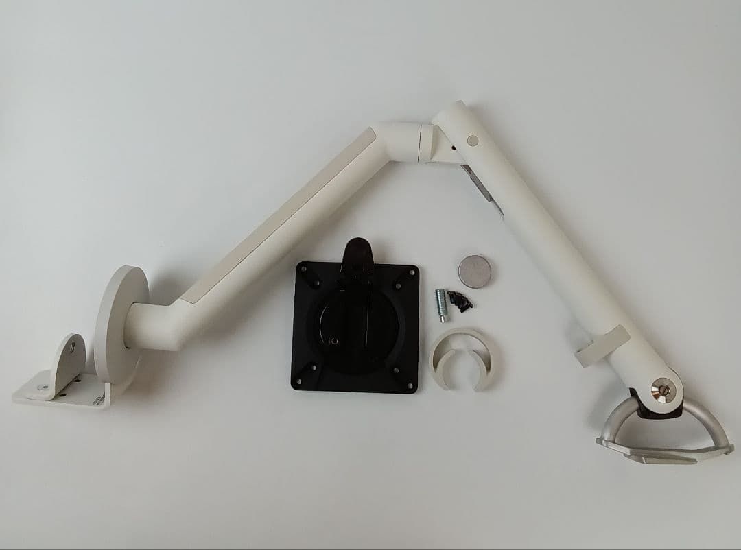 モニターアーム クランプ式 ホワイトCBS/ No.183