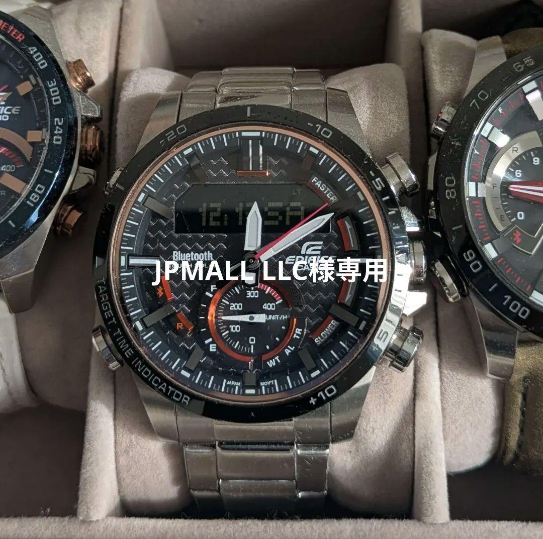 EDIFICE Bluetooth ソーラー 腕時計 ECB-800