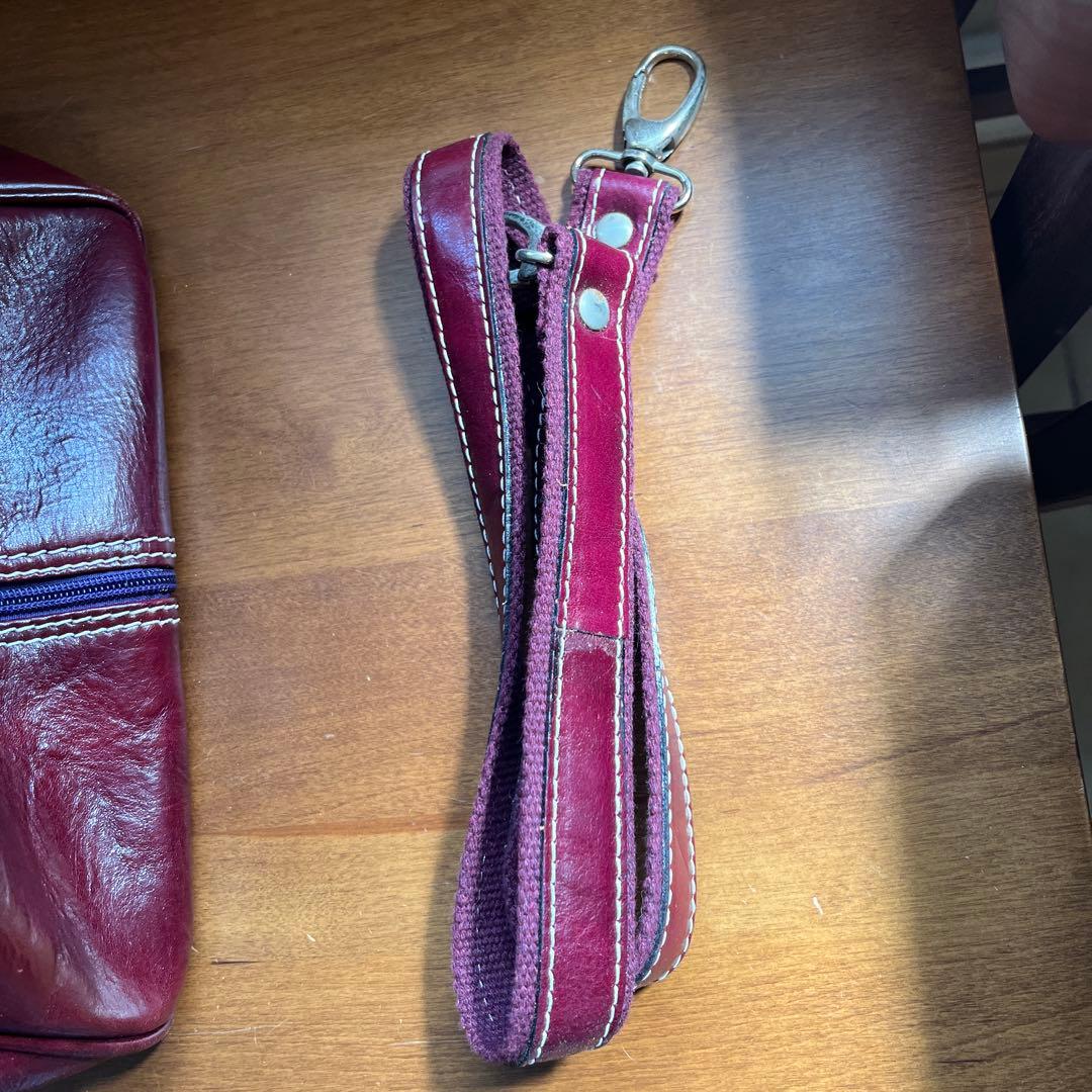 イタリアンレザー ボストンバッグ