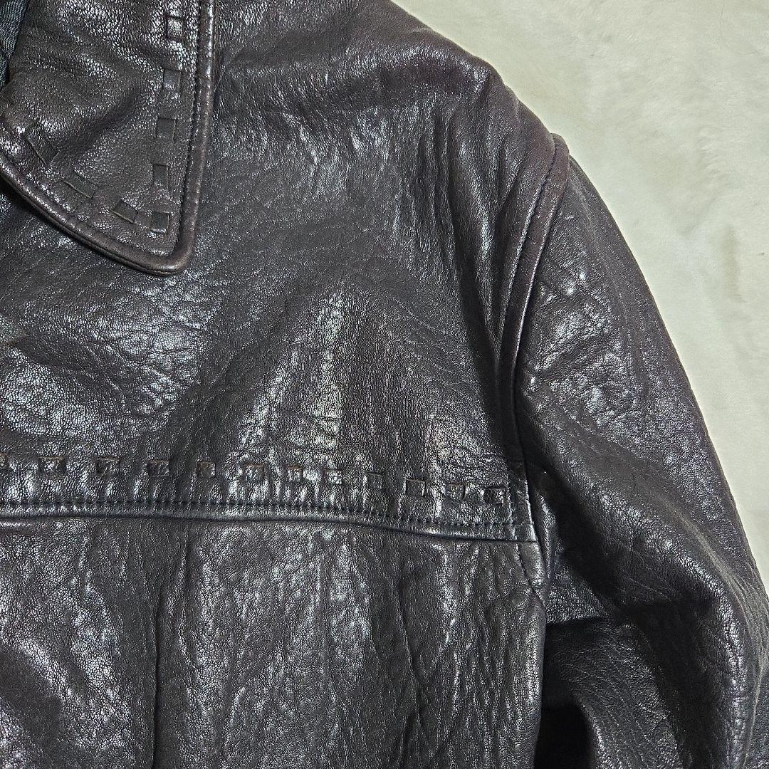 希少・本革】80-90s ヴィンテージ ラムレザー ジャケット シシィボーイ