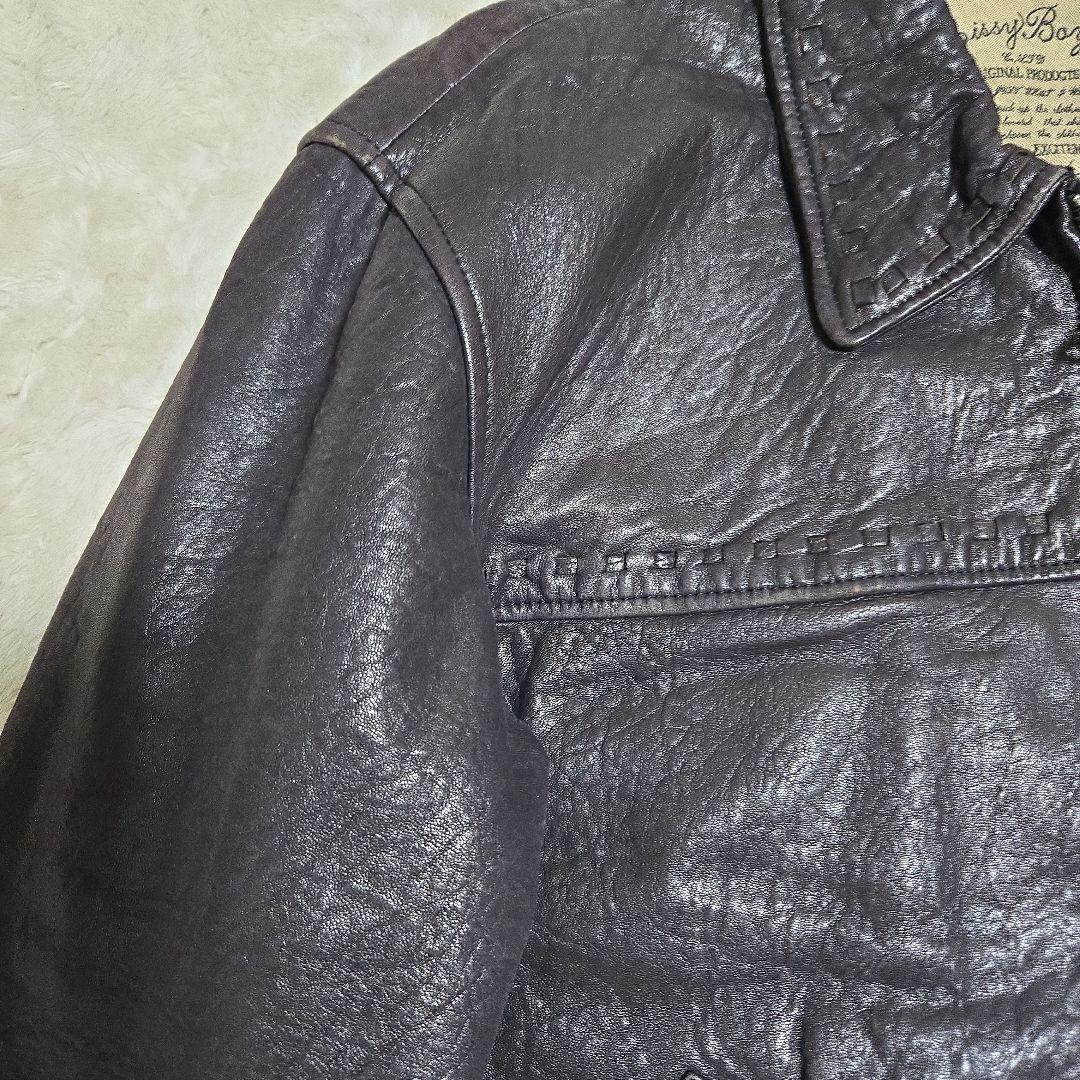 希少・本革】80-90s ヴィンテージ ラムレザー ジャケット シシィボーイ