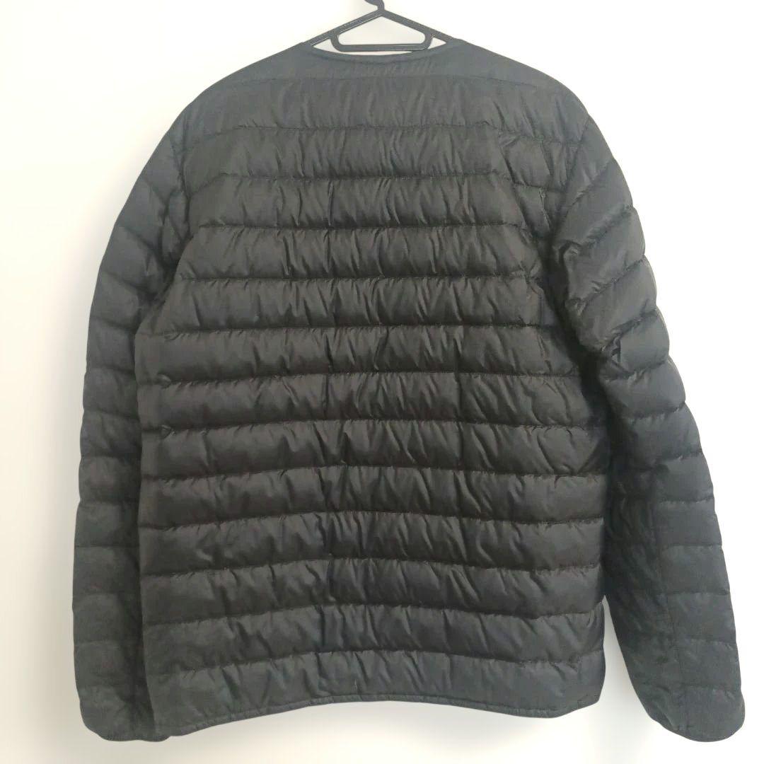 mont-bell スペリオダウンラウンドネックジャケット ブラック 収納袋あり