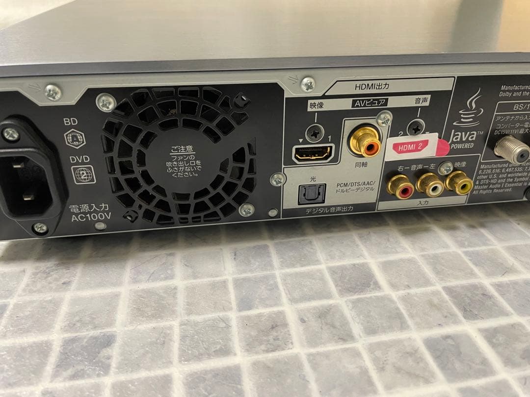 Sony BDZ-EX3000 ブルーレイレコーダー 動作品