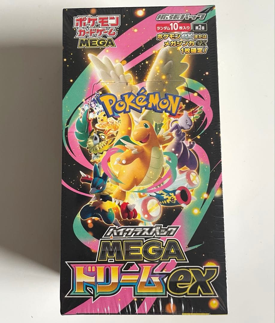 ポケモンカードゲーム メガドリームex シュリンク付未開封Box