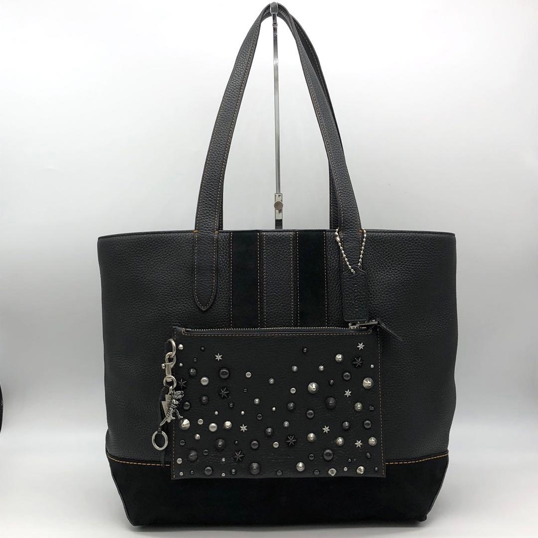 【未使用級】 COACH トートバッグ メトロポリタン スタッズ レキシー