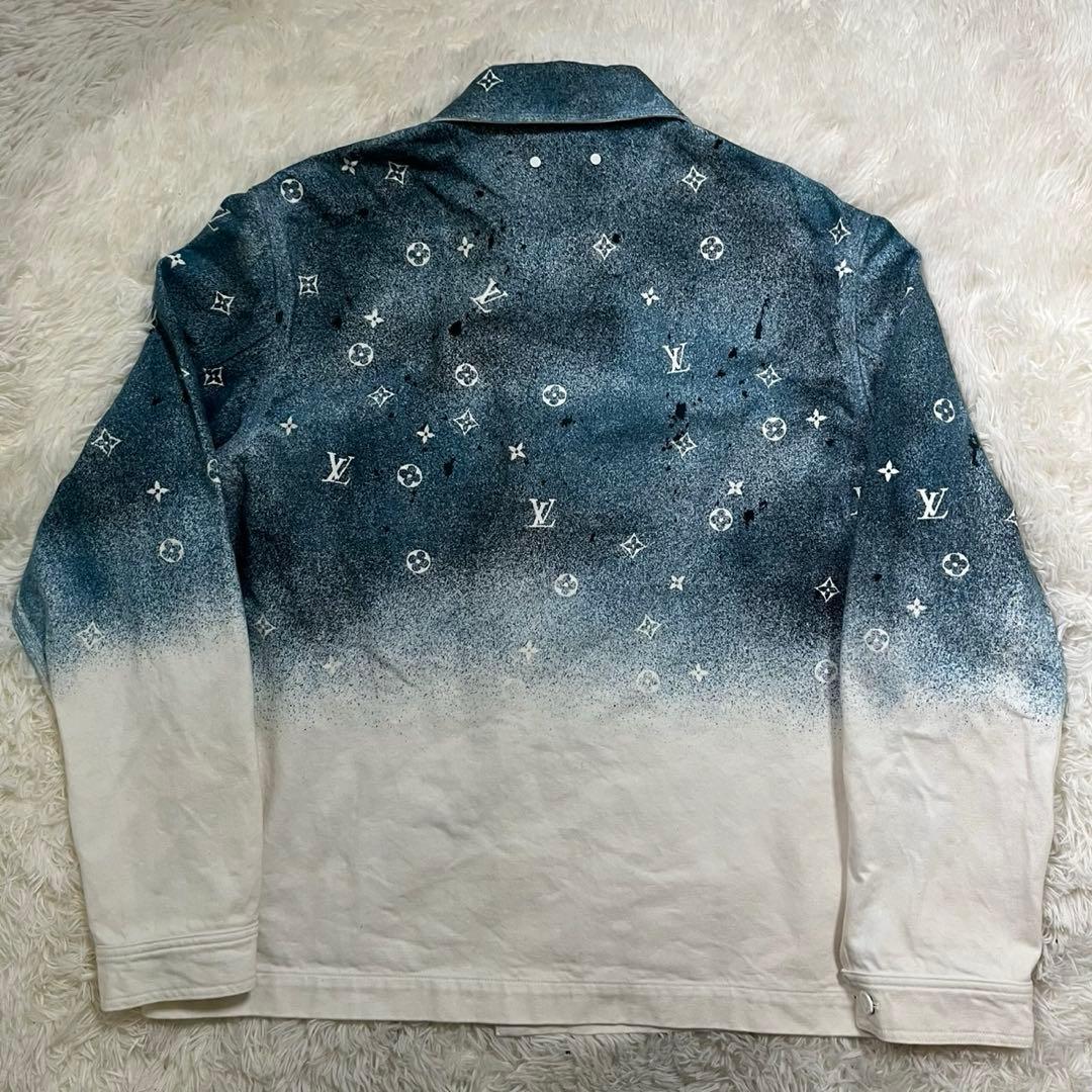 ルイヴィトン　ワークウェアシャツ　BTSテテ・吉沢亮着用　グラデーション　XL