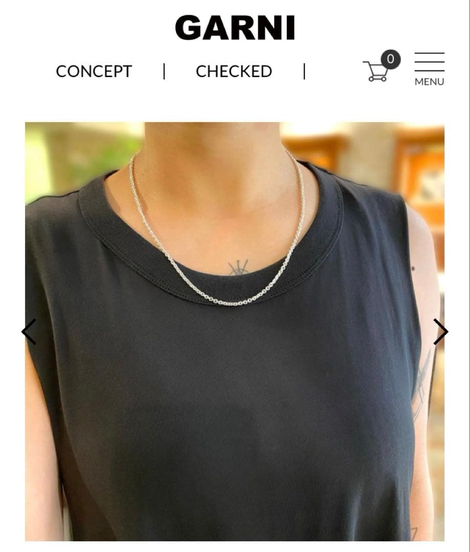 新品GARNI ネックレス
