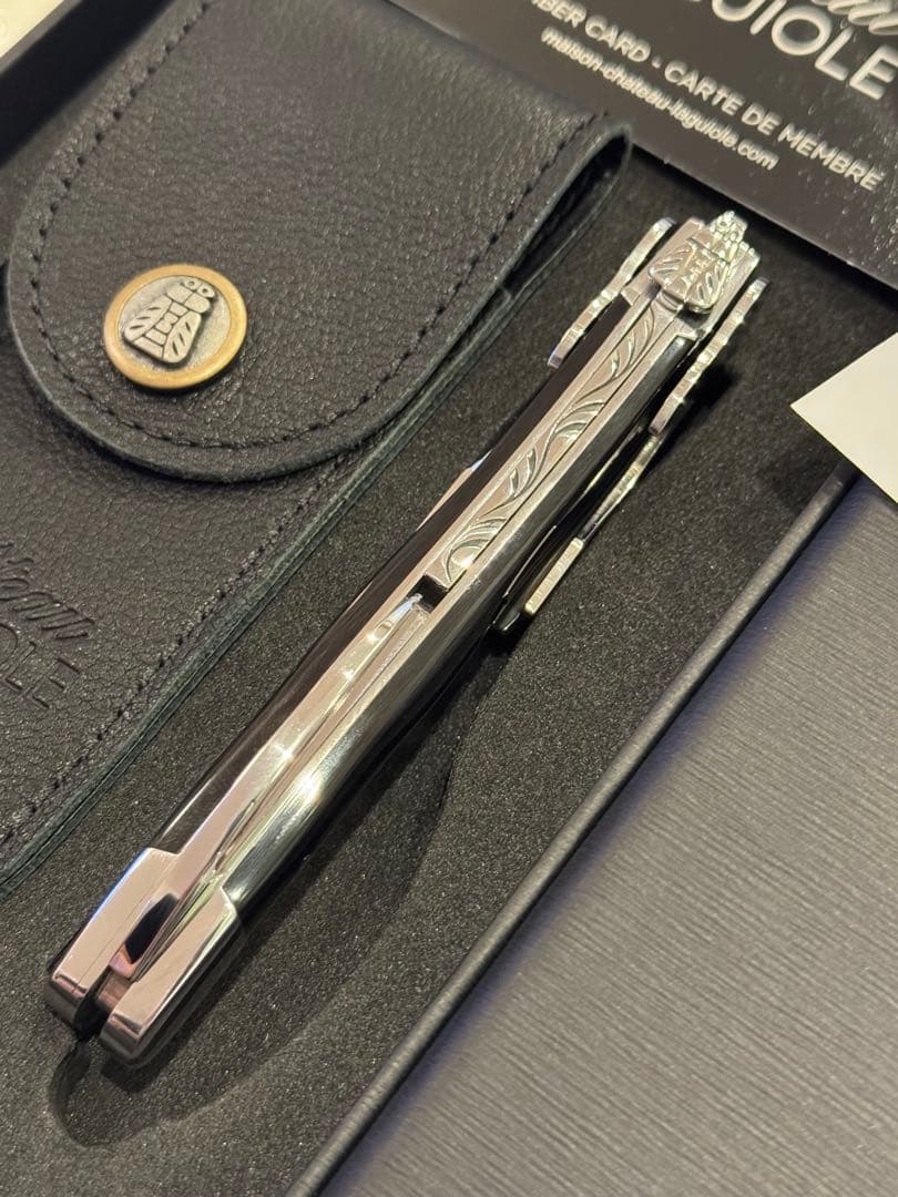 新品未使用 シャトー ラギオール 水牛ブラック