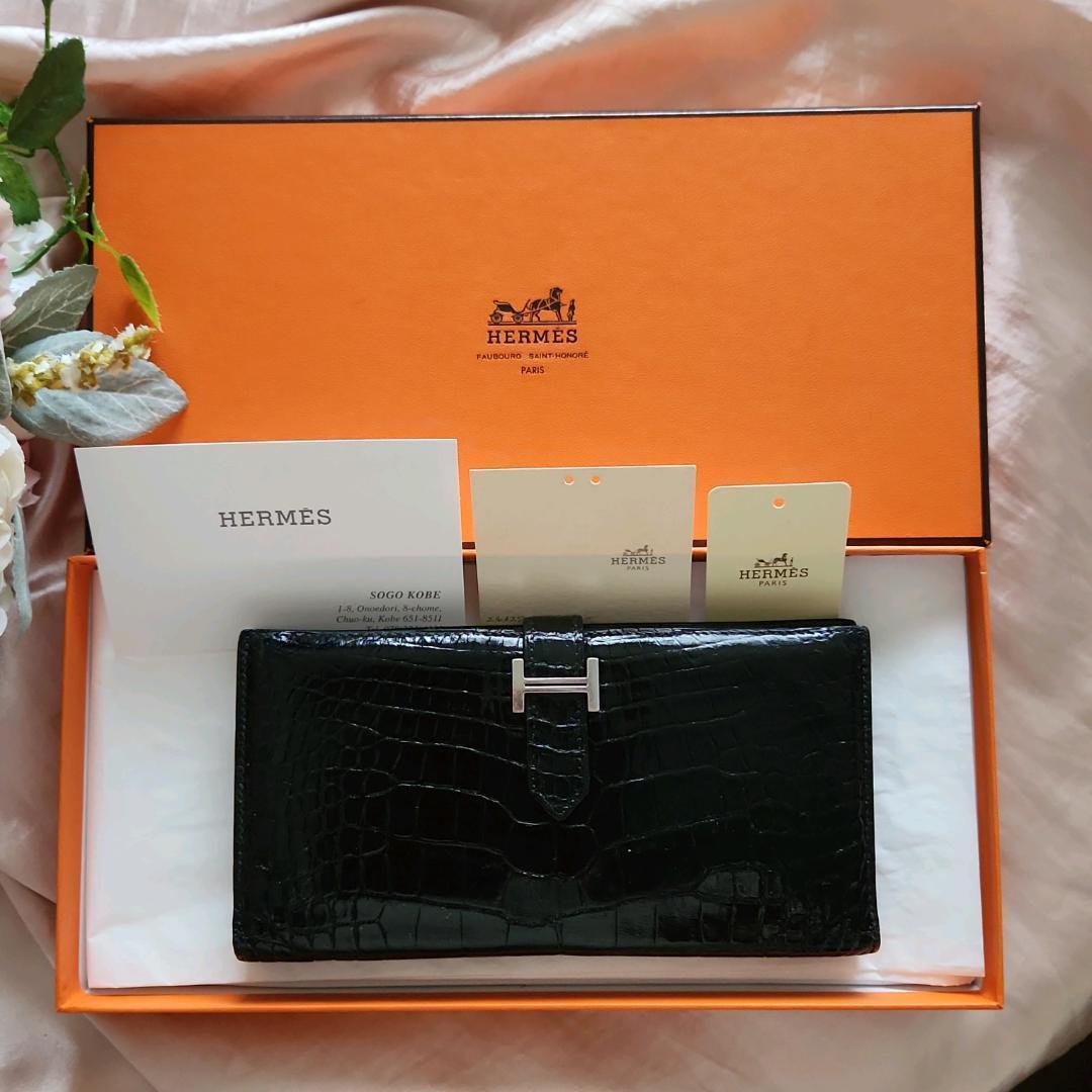 AZ✨正規品美品✨Hermèsエルメス ベアン クロコ アリゲーター
