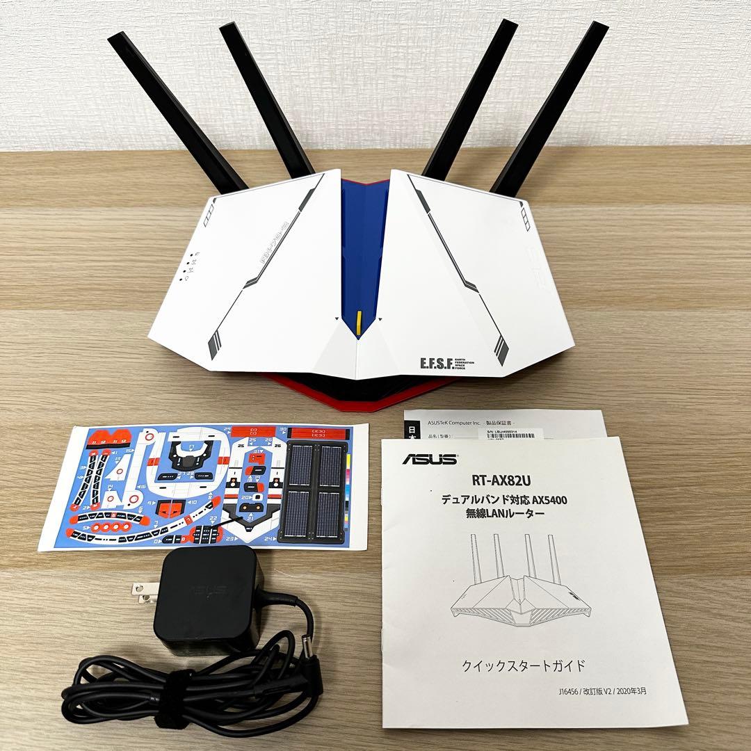希少✨ASUS RT-AX82U ガンダムエディション 無線ルーター WiFi6